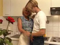 KiloMatures presents: Fucking his busty aunt in the kitchen