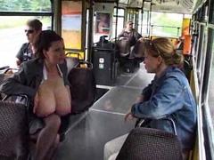 KiloMatures presents: Huge tit chick milking on the bus