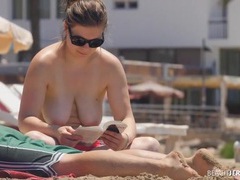 KiloMatures presents: Beach spy compilation with topless babes