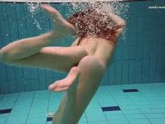 KiloMatures presents: Underwater with a busty naked babe as she swims