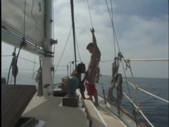 KiloMatures presents: Interracial on a boat with a beautiful black girl