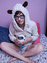 KiloMatures presents: Innocent teen cutie does something really naughty to her daddy before bedtime and she really seems to like it