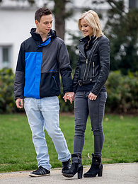 KiloMatures presents: Horny blonde babe Zazie Skymm gets fucked raw after a great first date