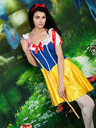 KiloMatures presents: Extremely sexy model with nice tasty boobies slowly takes of her kinky outfit until she reveals her meaty slit.