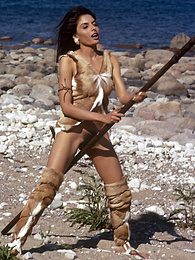 KiloMatures presents: Sixties forest nymph playing with her tight hairy pussyhole